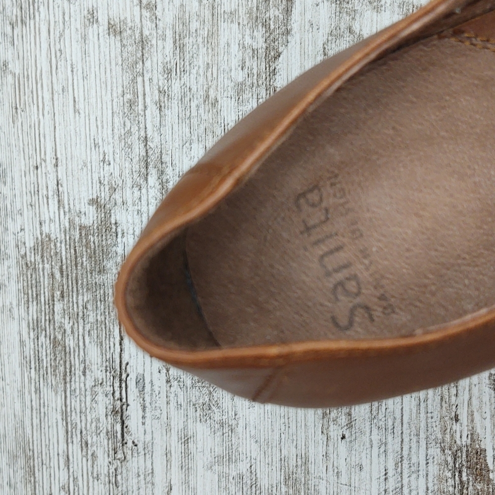 🟥Sz 41 NWOT Sanita Matilda Mary Jane Leather Wedge - Picture 15 of 16